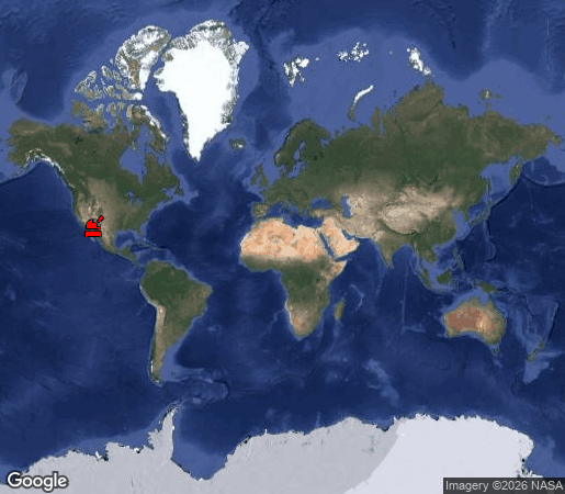 location on map of Earth